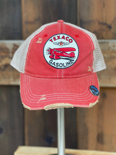Texaco Aviation hats Angry Minnow Clothing Co.